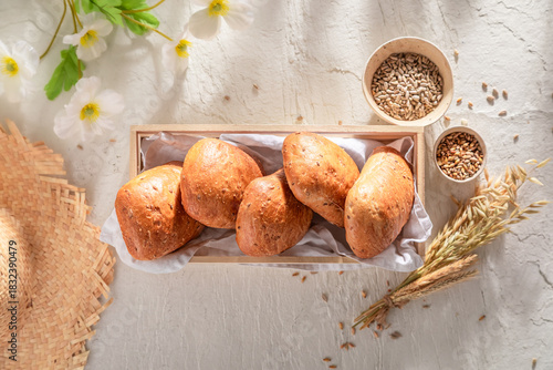 Tasty and healthy buns fres...