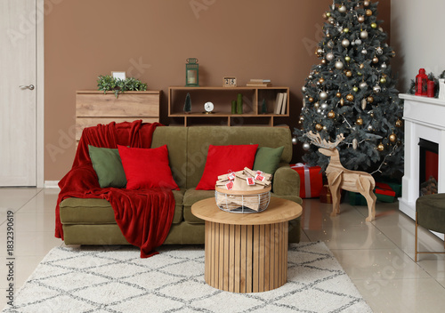 Interior of living room wit...