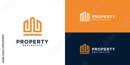 home property logo design template