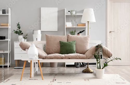 Interior of living room wit...