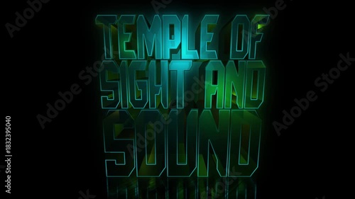 Temple of Sight and Sound Emerald Glass