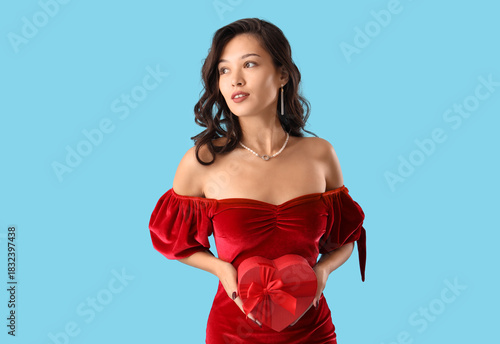 Beautiful young happy Asian...