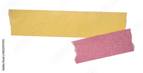 paper piece isolated. Paper element with rough edges for scrapbooking or collage theme