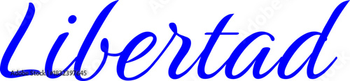 Libertad, lettering, fondo transparente, png	
