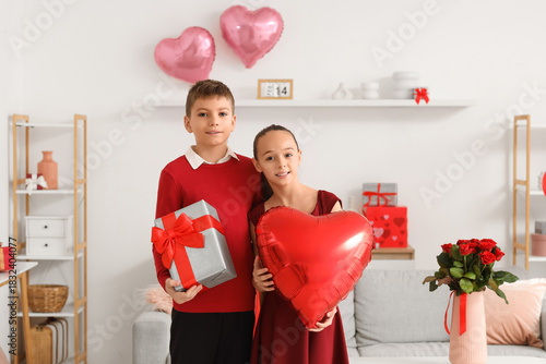 Cute little happy children ...