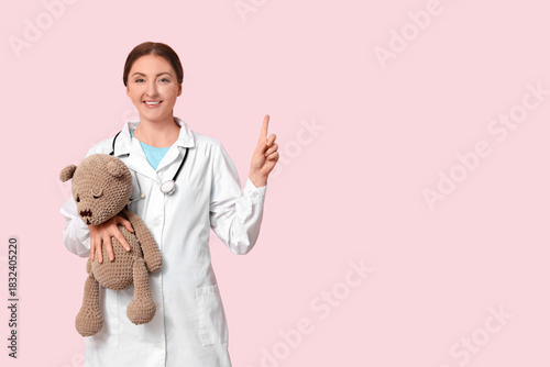 Young happy female pediatri...