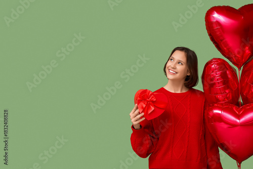 Beautiful young woman with ...