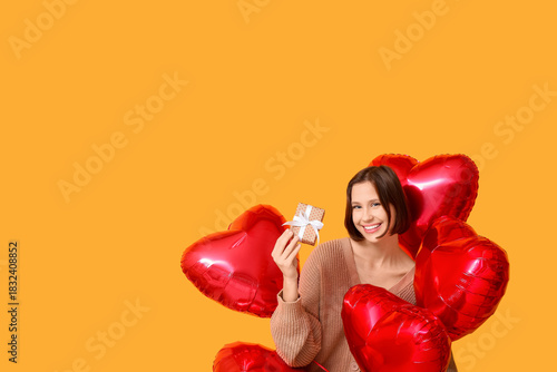 Beautiful young woman with ...