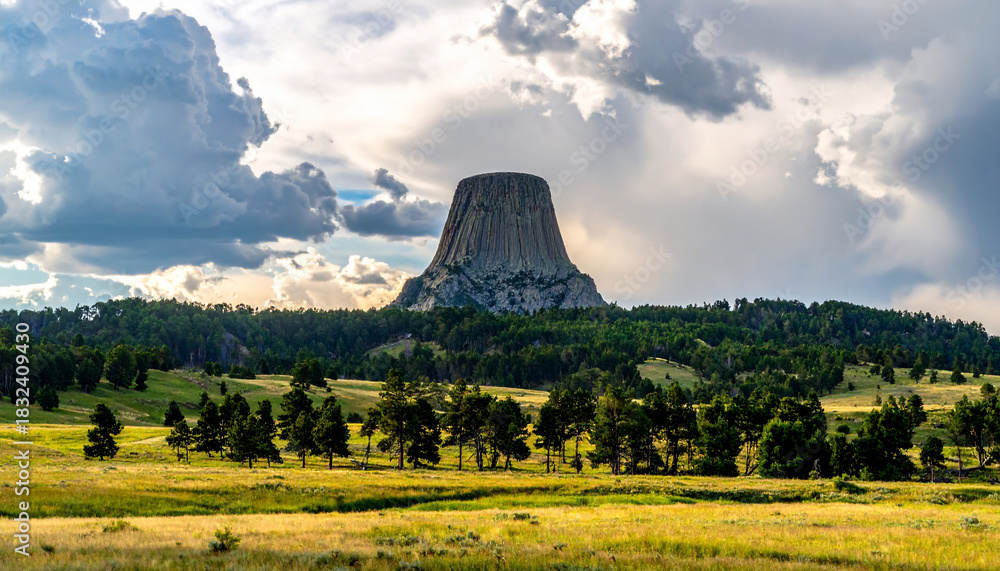 Fototapeta premium Devils Tower National Monument