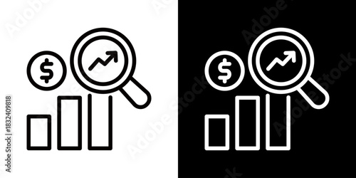 Forecast Icon Of Flat Black And White Style 