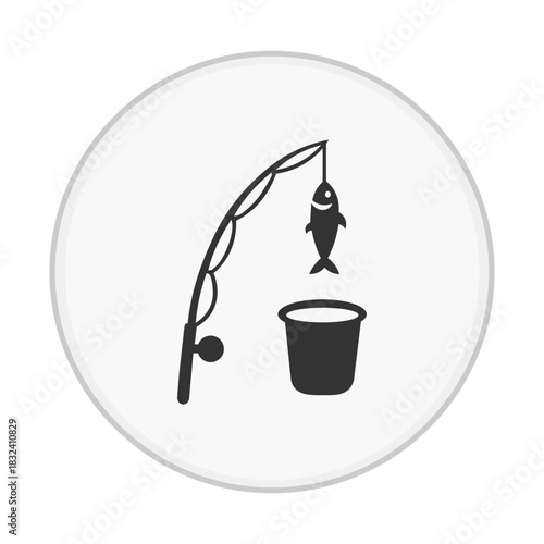 Fishing Rod Angling Icon