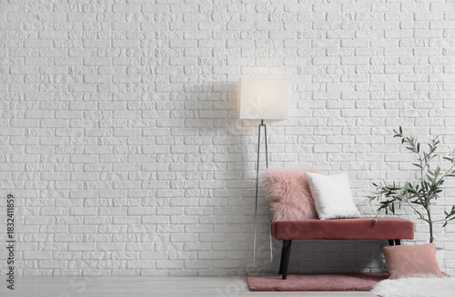 Modern interior design with...