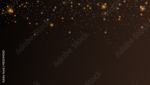 Gold Dust Magic Glitter Shine Flare Light. Perfect for advertising, web design, and marketing projects. Vector illustration.