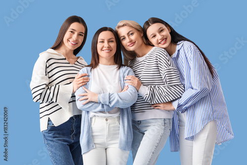 Group of beautiful young wo...