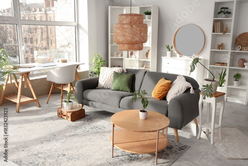 Modern living room interior...