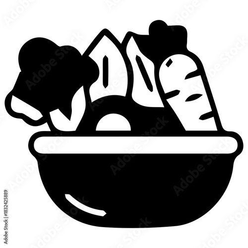 Fresh Vegetable Salad Bowl