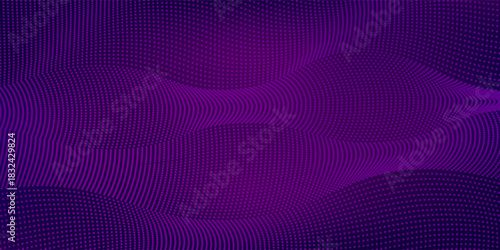 Abstract digital technology futuristic blue pink background.