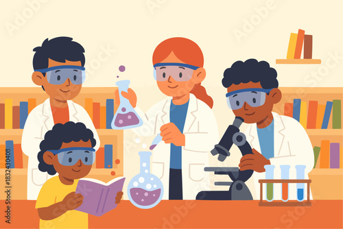Science Laboratory Experiment for Students
