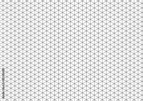 Isometric grid pattern