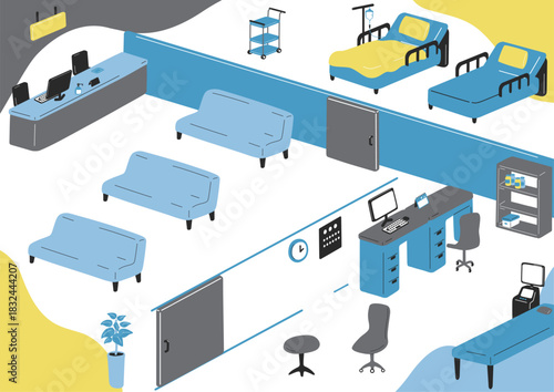 Hospital Scene / 病院の風景