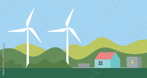 Design environment wind mill energy unique