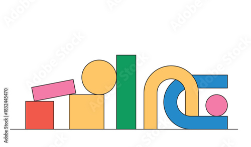 Design background geometric retro unique