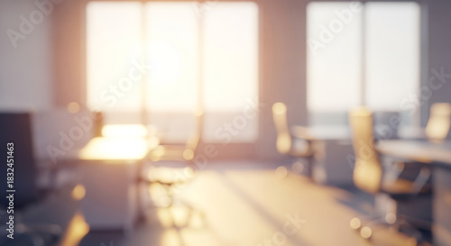 Wallpaper Mural Sunlit Modern Office Interior Bathed in Soft Natural Light Torontodigital.ca