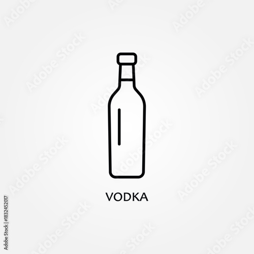 vodka icon symbol illustration vector eps10 logo template design pattern seamless bright minimal design flat design realistic style simple design modern design