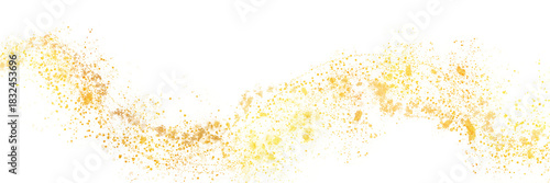 お正月背景風金箔、ブラシストロークの豪華横長背景