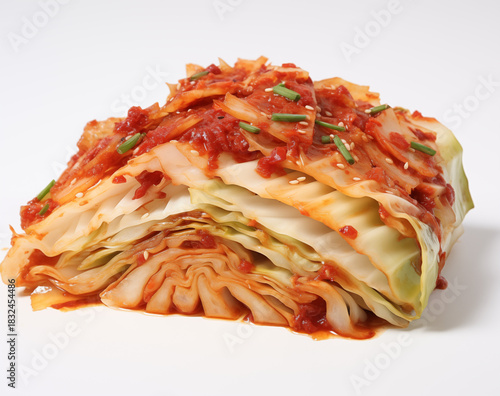 Authentic Korean Kimchi: Spicy Fermented Cabbage Dish