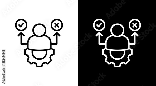 Leadership With Icon Set Design