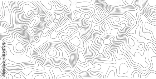 Abstract Topographic background. Geographic line map. Wavy pattern design. Paper texture imitation of a geographical map shades. Vector illustration.	