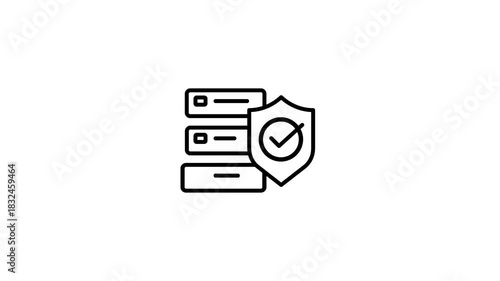 Secure Server - Animated Icon