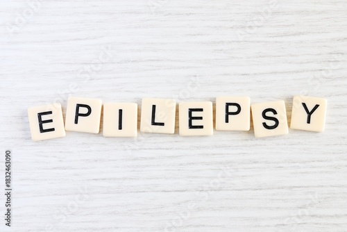Close up shot of some plastic letter blocks spelling 
