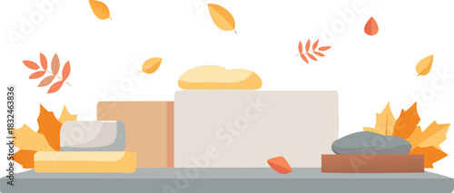 Abstract vector art design with a burning candle symbol, perfect for a web concept illustration set