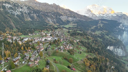Mürren is first mentioned in 1257 as Mons Murren (Mount Murren). It was probably an alpine pasture until the settlement of immigrants from Lötschental shortly after 1300