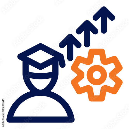 Career Development Duotone Icon