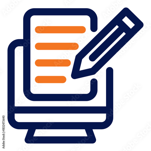 Content Creation Duotone Icon