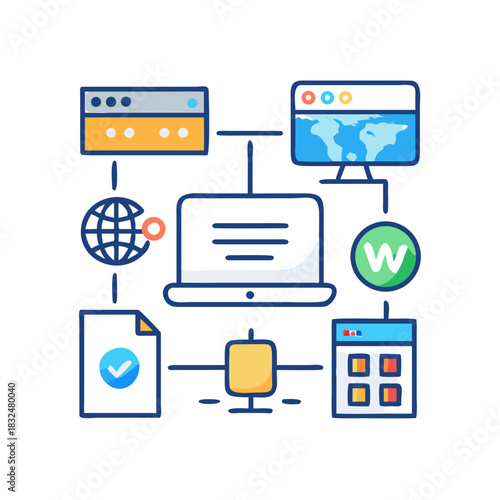 Containing web, online, domain, data, technology, modem, VPN, hosting, technology, connection and more.

