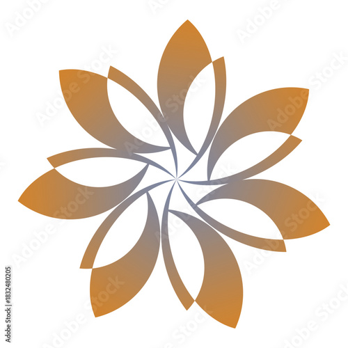Elegant Floral Abstract Symbol for Branding