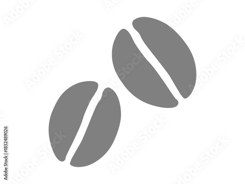 コーヒー豆（珈琲のアイコン）