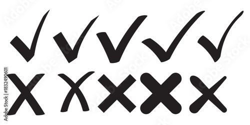 check mark icon button set. check box icon with right or correct buttons and yes checkmark tick box icons - checkbox symbol sign. check mark box square frame. vector illustration