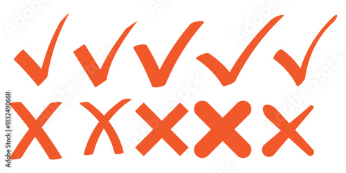 check mark icon button set. check box icon with right or correct buttons and yes checkmark tick box icons - checkbox symbol sign. check mark box square frame. vector illustration