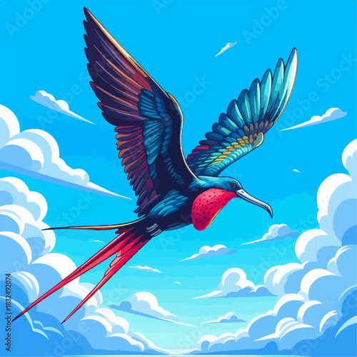 christmas frigatebird