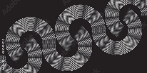 Abstract Particle Technology Background Design. Abstract wave moving point flow particles, high tech background design for brochure, flyer, magazine, business card, banner. Vector,eps.10