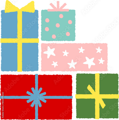 크리스마스, 선물, 선물박스, 선물포장, 기프트, 이벤트, 행사, 기념일, 축하,  Cute Gift Box, Gift Box Vector, Present Box, Christmas Gift, Holiday Gift, Festive Gift, Xmas Present, Cute Present