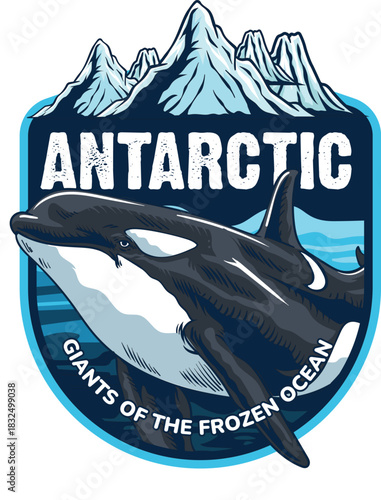 The logo illustration features an orcha whale depicting a nature adventure.