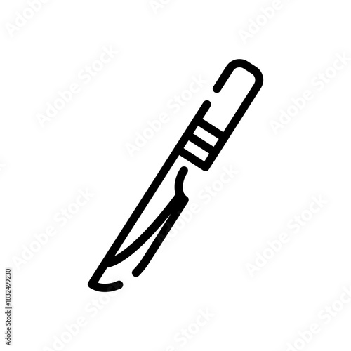 Surgery knife icon