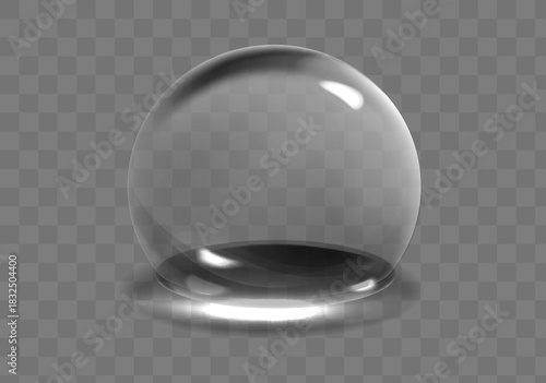Sphere shield abstract energy protection spheres. Force field globe shell. Dome barrier technology vector set.