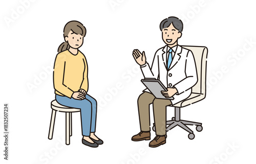 医師と患者  診療